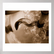 Sepia acuática impresiones