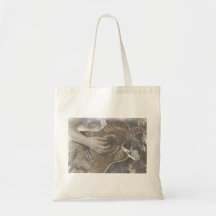 sepia femenina del grunge de la música de la mano  bolsas de mano