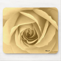 Sepia Mousepad subió tono Alfombrillas De Ratón