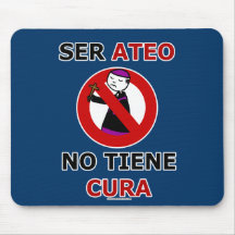 Ser ateo no tiene cura alfombrilla de raton