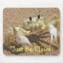 Ser-Garras Mousepad del cangrejo apenas Tapete De Raton