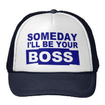 Seré algún día su jefe gorros bordados
