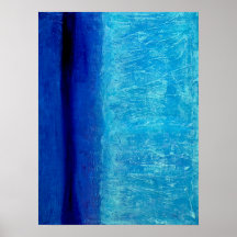 Serenidad azul poster