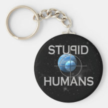 Seres humanos estúpidos llaveros