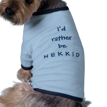 Sería bastante camisa del mascota de NEKKID Camisetas De Mascota
