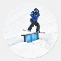Sería bastante snowboard pegatina