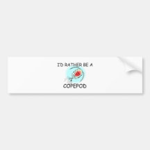 Sería bastante un Copepod Etiqueta De Parachoque