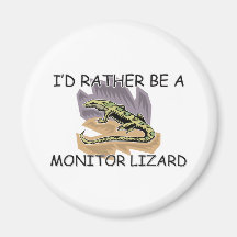 Sería bastante un lagarto de monitor iman de frigorífico