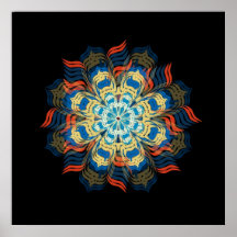 Serie 2 de la mandala posters