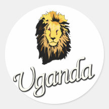Serie africana del león W Pegatina