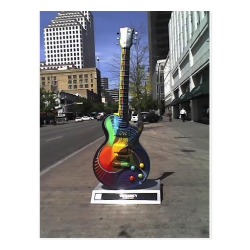 Serie de la guitarra postales