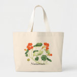 Serie del jardín de hierbas - capuchina bolsa de mano