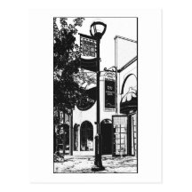 "Serie delantera colorida de la calle" (2) Postales