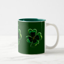 Serie irlandesa del trébol tazas de café