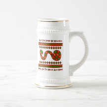 Serpiente de Kwanzaa Taza De Café