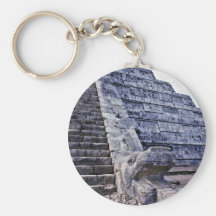 Serpiente emplumada en el EL Castillo Llavero Personalizado