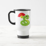 Serpiente en espiral que sostiene la fan taza