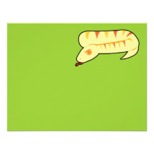 Serpiente rayada invitaciones personales 
