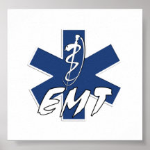 Servicio activo de EMT Posters