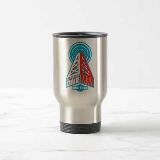 Servicio de radio Drinkware de la pista de aterriz Taza