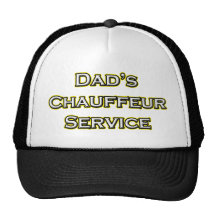 Servicio del chófer del papá gorros  