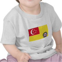 Servicio del ejército de Singapur, bandera de Sing Camisetas