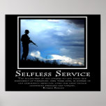 Servicio desinteresado poster