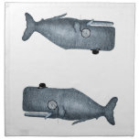 Servilletas apuestas de las ballenas