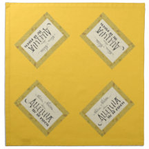 Servilletas de Pascua de la aleluya con la fronter