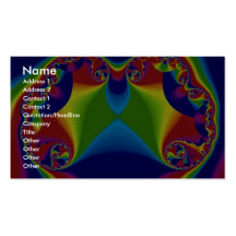 Seta del arco iris tarjetas de visita