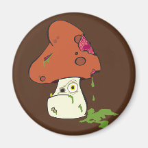 Seta del zombi iman de nevera