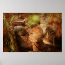 Setas abstractas poster