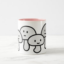 Setas felices tazas de café