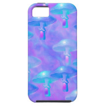 Setas psicodélicas azules iPhone 5 funda