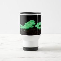 Setas que brillan intensamente taza