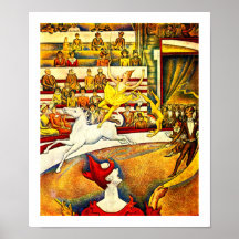 Seurat - el circo poster