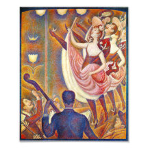 Seurat Le Chahut Print Impresion Fotografica