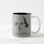 Shakespeare simple con la firma tazas