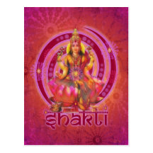 SHAKTI - diseño de la postal