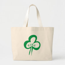 Shamrock Irland Ireland Eire Leinentaschen