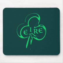 Shamrock Irland Ireland Eire Mousepad