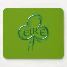 Shamrock Irland Ireland Eire Mousepads