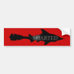 ¡SHARTED! PEGATINA DE PARACHOQUE