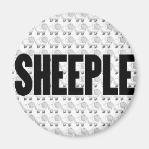 SHEEPLE 4 IMANES PARA FRIGORÍFICOS