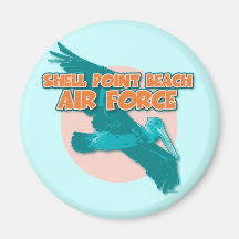 Shell señala la FUERZA AÉREA de la playa Imán De Frigorifico
