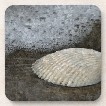 Shell y ilustraciones del mar posavasos