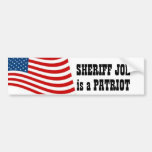 Sheriff Joe Pegatina De Parachoque