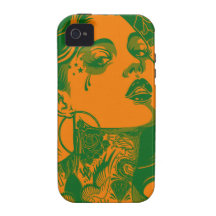 SHES LA ESCENA Case-Mate iPhone 4 CARCASAS