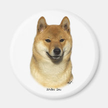 Shiba Inu Imán De Nevera