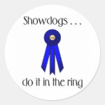 Showdogs lo hace en el anillo pegatinas  